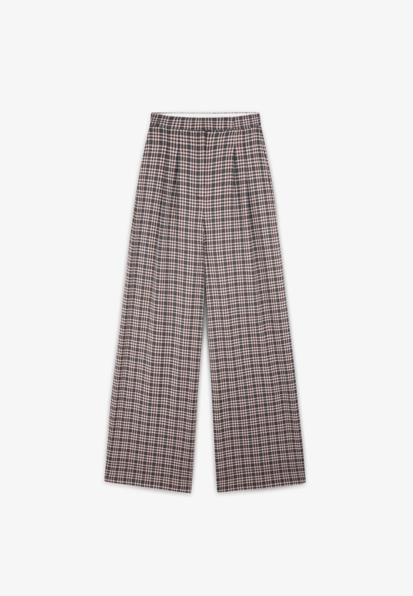 PANTALÓN CUADROS PINZAS - Imagen 2