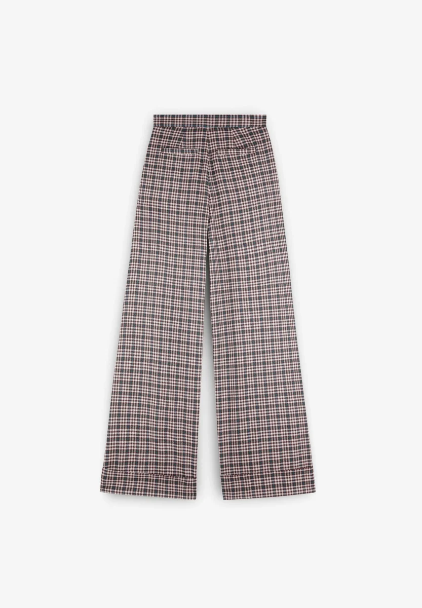 PANTALÓN CUADROS PINZAS - Imagen 3