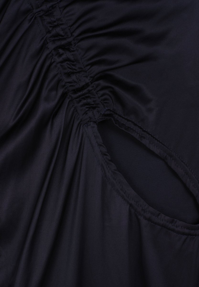 VESTIDO MIDI SATINADO ABERTURAS - Imagen 9