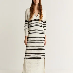 VESTIDO CROCHET CUELLO POLO