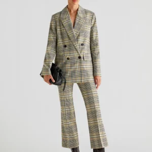 BLAZER CRUZADA CUADROS