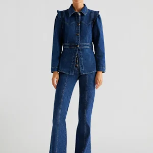JEANS BOOTCUT BOTONES