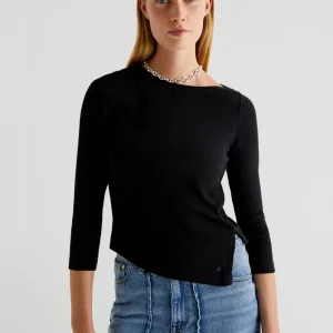 CAMISETA MANGA FRANCESA BOTONES