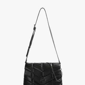 BOLSO PIEL BANDOLERA ACOLCHADO