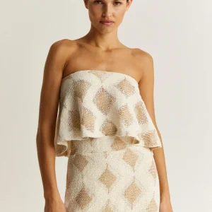 TOP CROP PUNTO ROMBOS