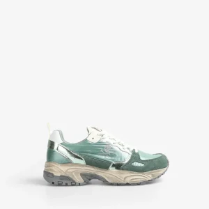 SNEAKERS COMBINADA METALIZADA