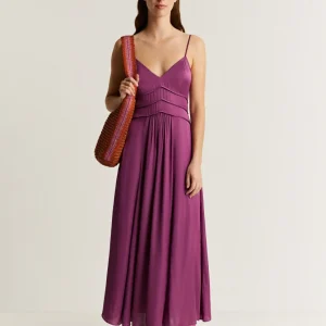 VESTIDO SLIP FRUNCES