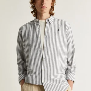 CAMISA RAYAS CUELLO BOTONES
