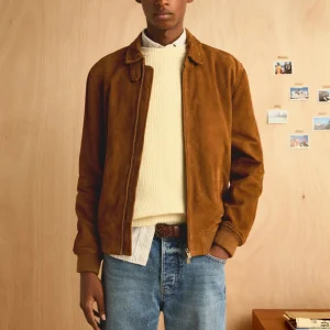 CHAQUETA BOMBER PIEL