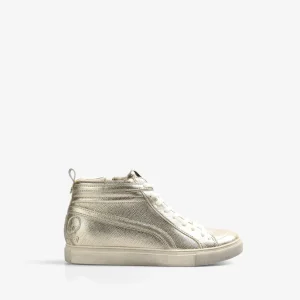 SNEAKERS BOTA METALIZADA