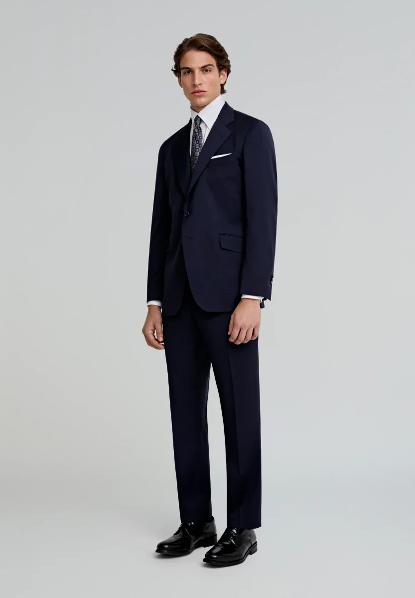 TRAJE LANA AZUL - Imagen 4