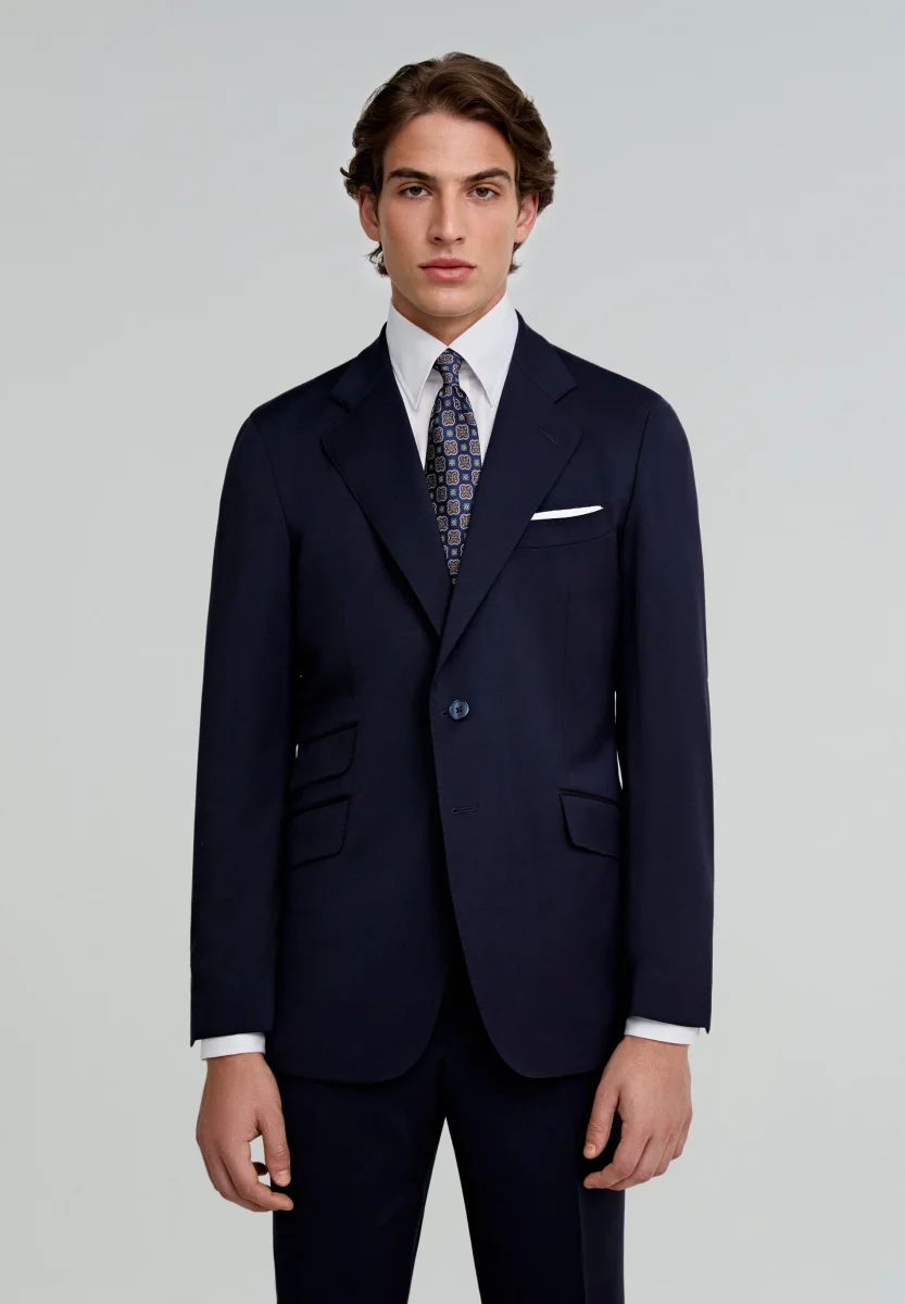 TRAJE LANA AZUL - Imagen 3
