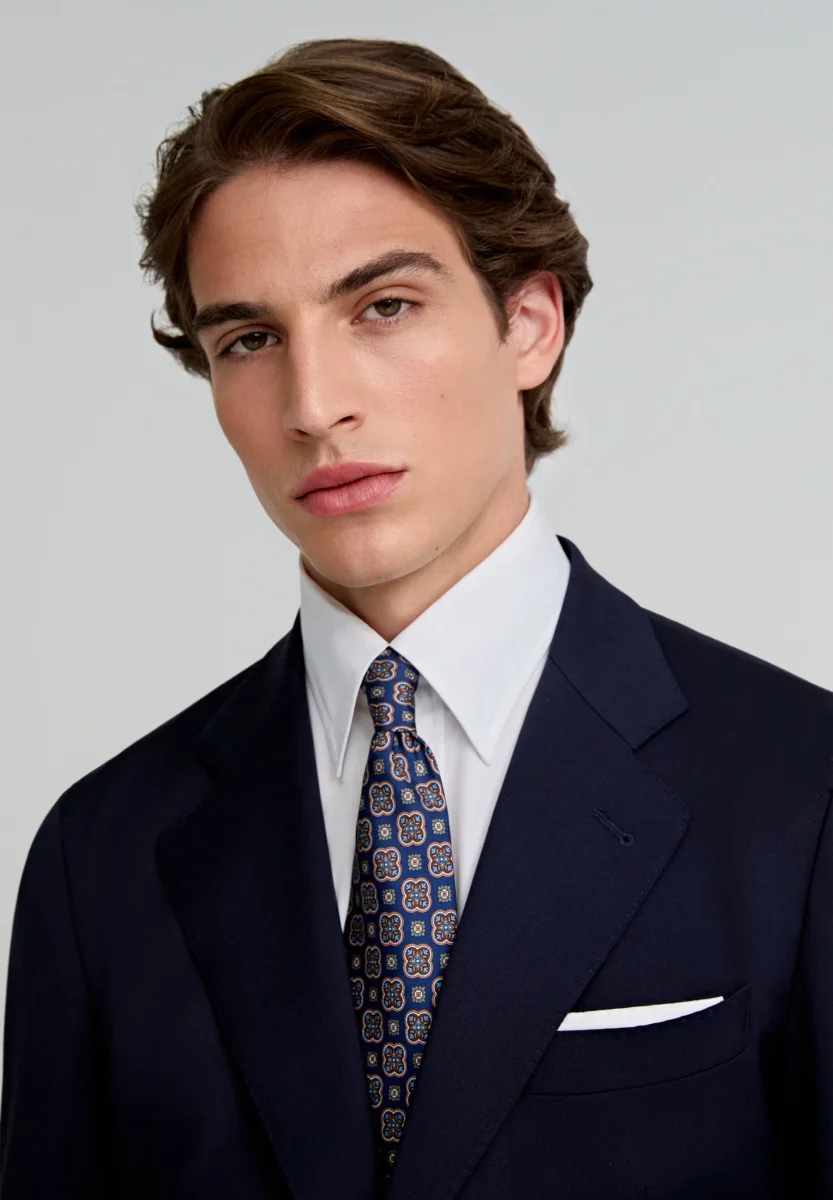 TRAJE LANA AZUL - Imagen 5