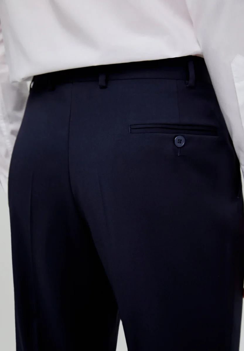 TRAJE LANA AZUL - Imagen 9