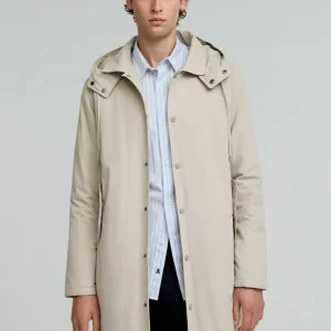 PARKA TIPO TRENCH CAPUCHA DESMONTABLE