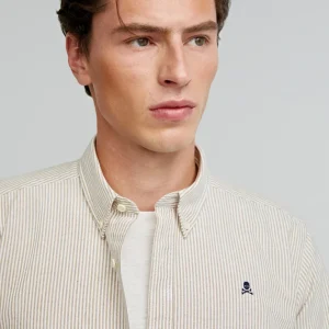 CAMISA CALAVERA CUELLO BOTONES