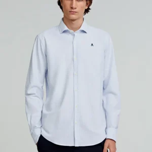 CAMISA OXFORD CALAVERA CONTRASTE