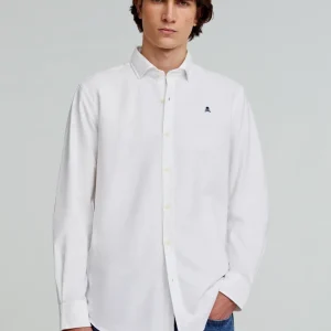 CAMISA OXFORD CALAVERA CONTRASTE