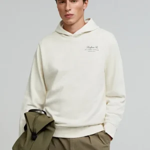 SUDADERA CAPUCHA TEXTO TRASERO