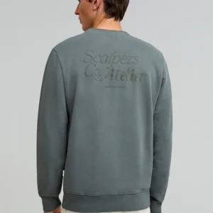 SUDADERA LOGO FLOCADO