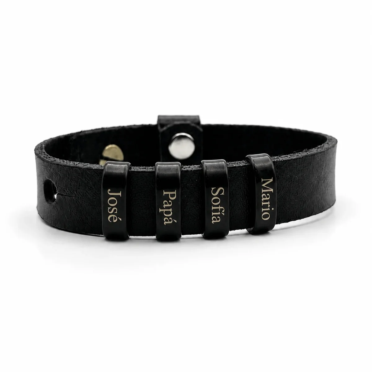 Pulsera Black Belt (piel original) - Imagen 8