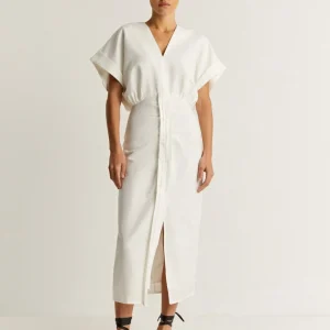 VESTIDO LINO FRUNCES