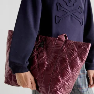 BOLSO SHOPPER ACOLCHADO METALIZADO