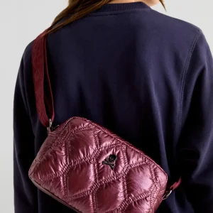 BOLSO BANDOLERA ACOLCHADO METALIZADO