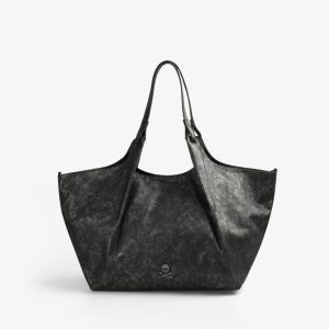BOLSO SHOPPER METALIZADO ENVEJECIDO