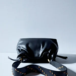 BOLSO MINI PIEL TIRAS FRUNCE