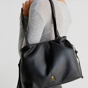 BOLSO PIEL TIRAS FRUNCE