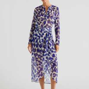FALDA MIDI ANIMAL PRINT