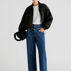 JEANS CULOTTE TACHAS