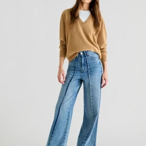 JEANS FULL LENGTH COSTURA