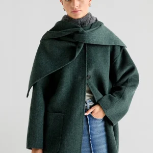 ABRIGO LANA CAPUCHA BUFANDA