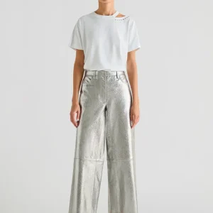 PANTALÓN PIEL METALIZADO SCALPERS X LOVE STORIES