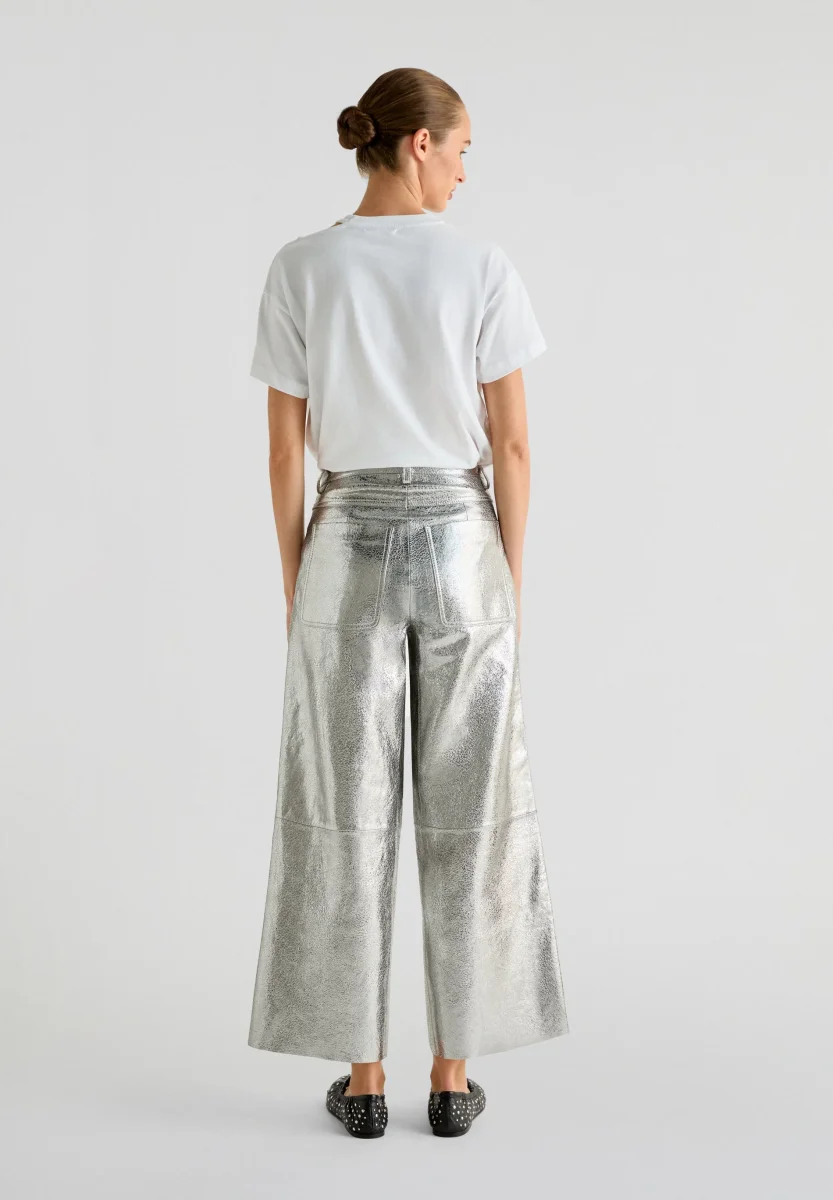 PANTALÓN PIEL METALIZADO SCALPERS X LOVE STORIES - Imagen 5