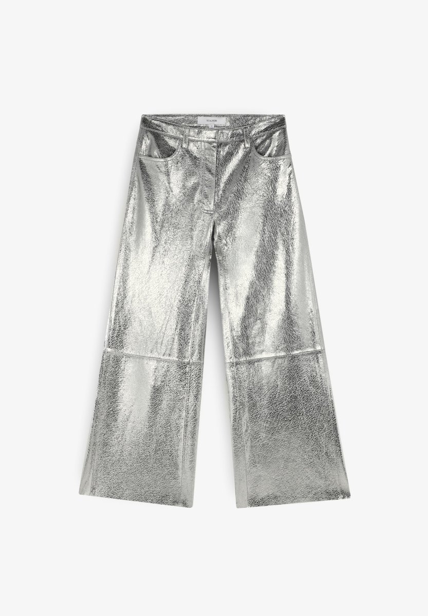 PANTALÓN PIEL METALIZADO SCALPERS X LOVE STORIES - Imagen 6