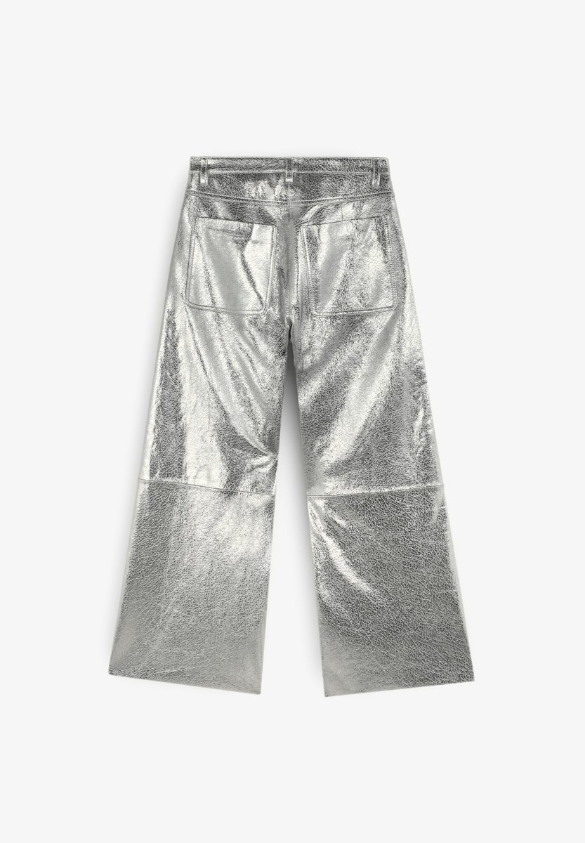 PANTALÓN PIEL METALIZADO SCALPERS X LOVE STORIES - Imagen 7