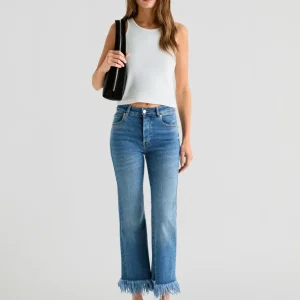 JEANS BAJO DESFLECADO