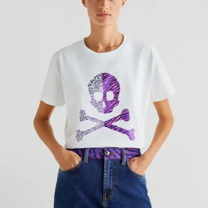 CAMISETA CALAVERA ANIMAL PRINT