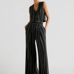 PANTALÓN RAYAS FULL LENGTH PINZAS