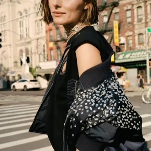 CHAQUETA BOMBER DETALLE CRISTALES