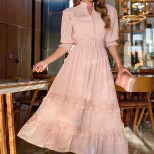 Vestido Maxi Midi Soft Blossom