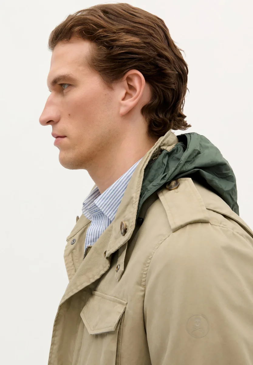 CHAQUETA MILITAR BOLSILLOS - Imagen 2