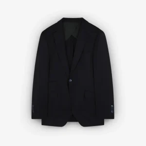 AMERICANA TRAJE LANA AZUL MARINO
