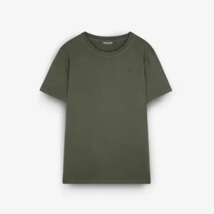 CAMISETA CALAVERA BORDADA TONO
