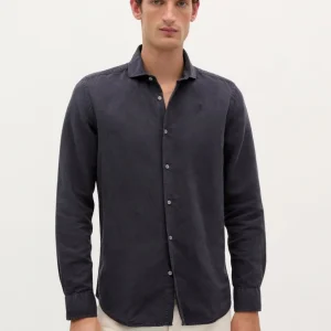 CAMISA LINO CALAVERA