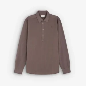LINEN BLEND POLERA SHIRT
