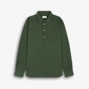 LINEN BLEND POLERA SHIRT